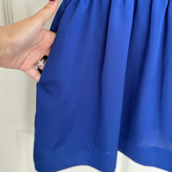 & Other Stories Blue Mini Dress Size XS - Picture 7 of 7